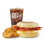 Bacon, Egg & Cheese English Muffin Combo