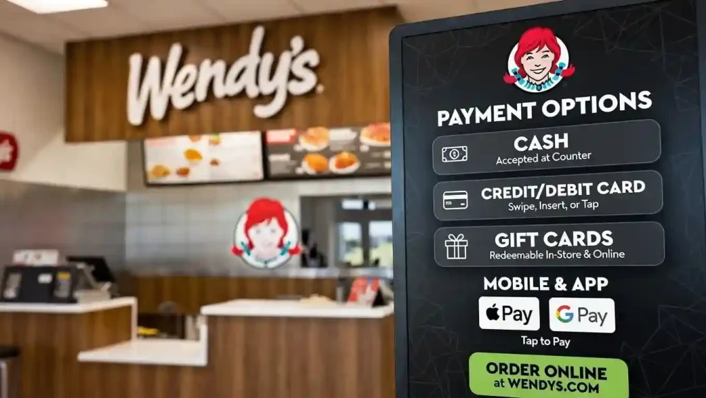 Wendy’s Menu with Prices & Calories USA Updated (2026) 107 Payment methods at Wendy's