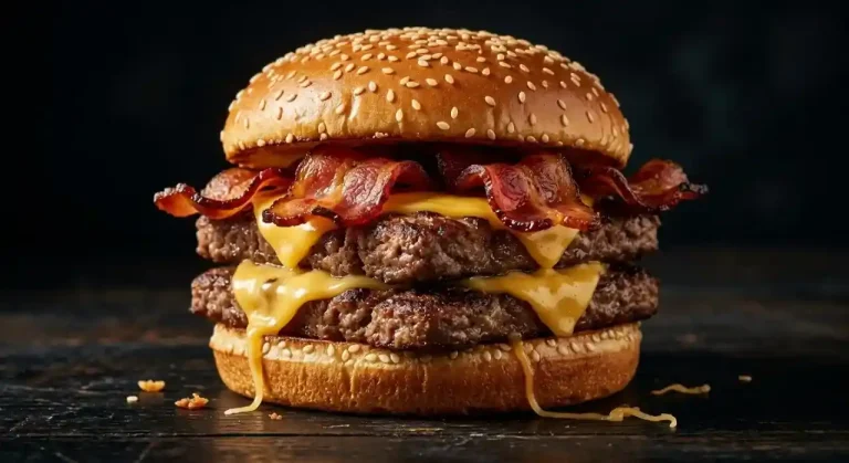 Wendy's Burgers Menu with Prices and Calories (2026 Guide) 14 Wendy's Baconator burger with double beef patties