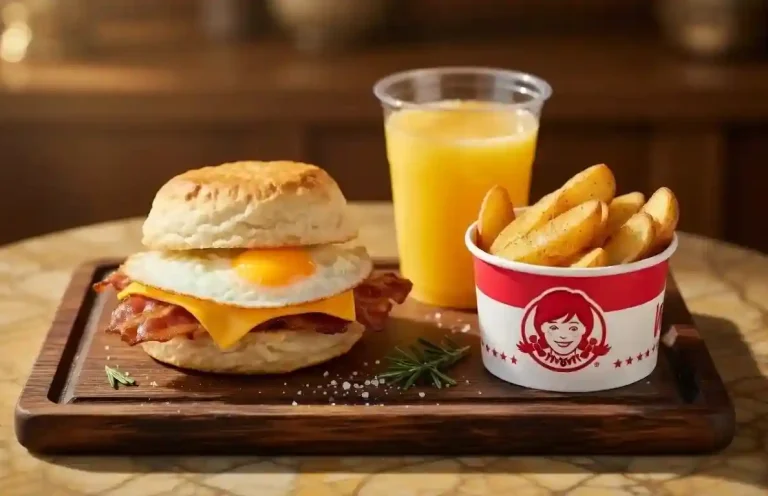 Wendy's Breakfast Combos: Full Menu, Prices & Calories (2026) 21 Wendy's Egg & Cheese Biscuit Combo