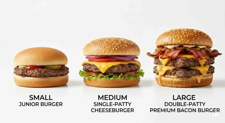 Wendy's Burgers Menu with Prices and Calories (2026 Guide) 13 Wendy's burgers menu size comparison