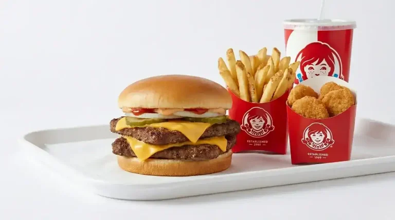 Wendy's Biggie Bag Meal: Price, Items, and Calories (2026) 1 Wendy's Biggie Bag meal with Double Stack