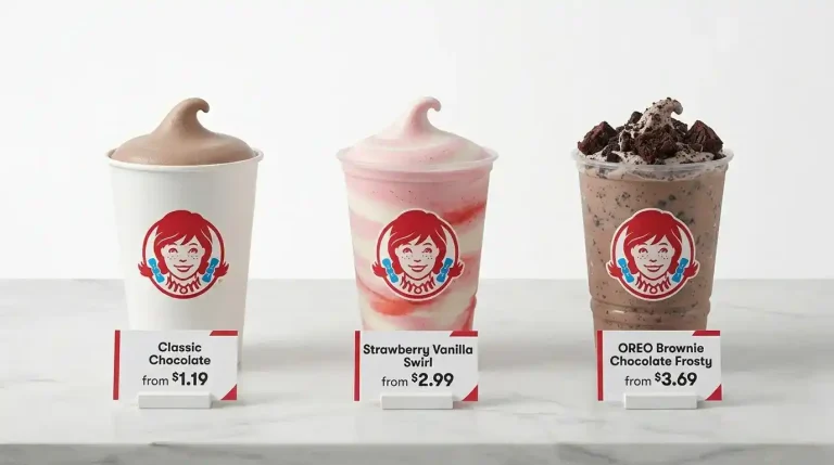 Wendy's Drinks Menu: Every Category, Price, and Calorie Guide (2026) 2 Wendy's Frosty three tiers Classic, Swirl, and Fusion