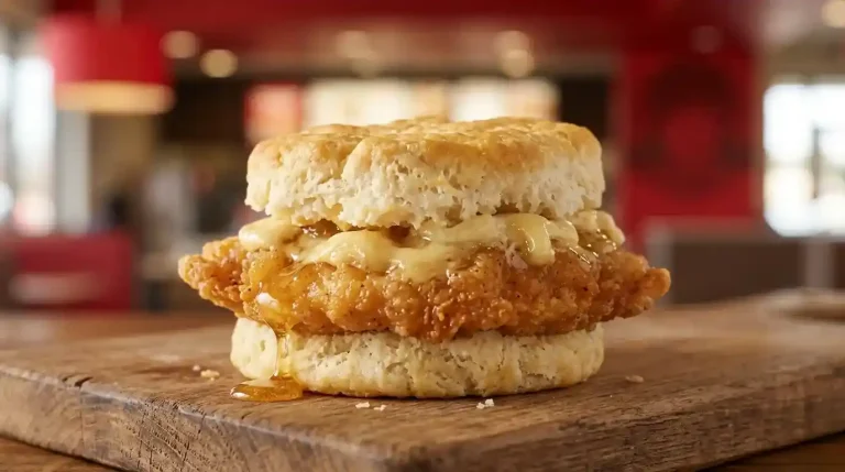 Wendy's Breakfast Menu: Hours, Prices, and Full Guide (2026) 105 Wendy's Honey Butter Chicken Biscuit