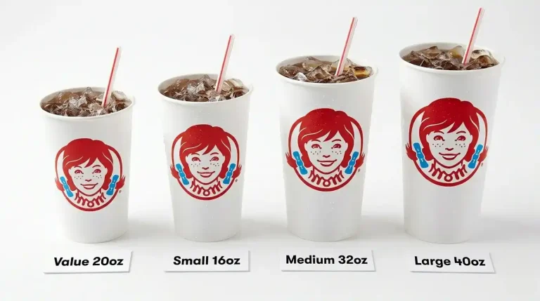 Wendy's Beverages Menu: Full Drink Guide and Prices (2026) 2 Wendy's drink sizes comparison