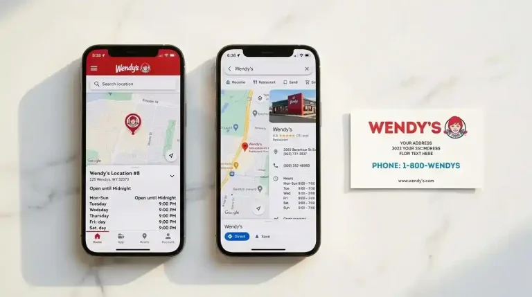 Wendy's Hours: Opening Time, Closing Time and Full Schedule (2026) 4 Three ways to find Wendy's hours: Wendy's app, Google Maps, and direct phone number