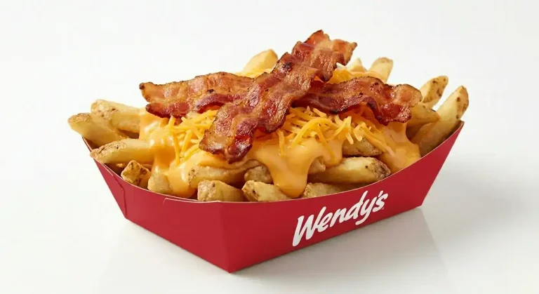 Wendy's Baconator Fries: Ingredients, Calories and Price (2026) 1 Wendy's Baconator Fries topped with cheese sauce