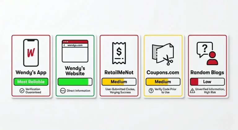 Wendy's Coupons and Promo Codes: Where to Find Them in 2026 2 Wendy's coupon sources ranked by reliability
